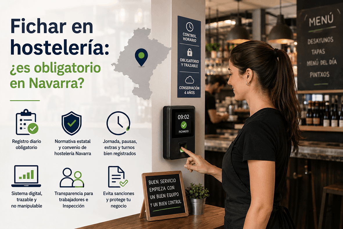 Fichar en hostelería en navarra