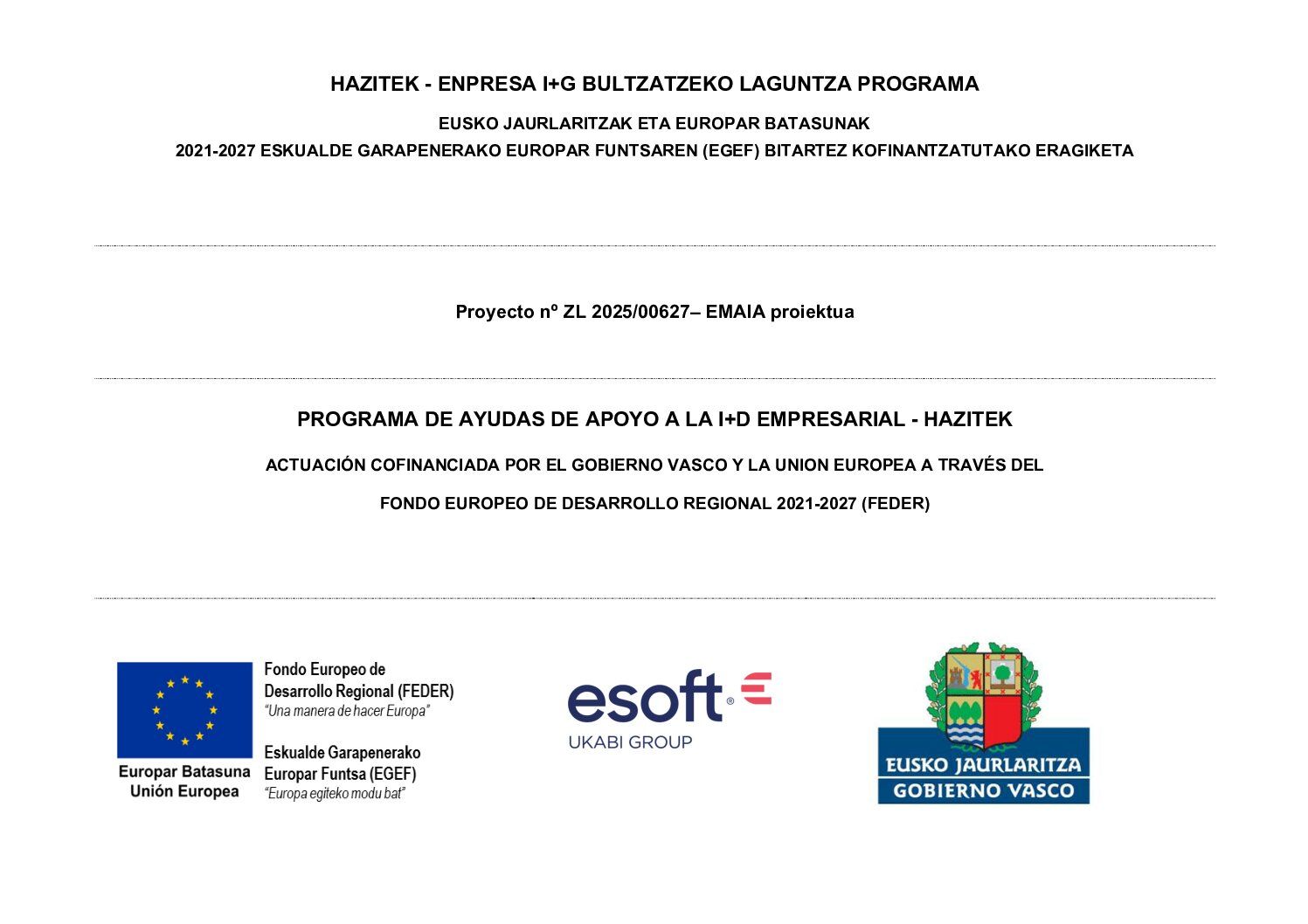 Hazitek_CARTEL_FEDER_plantilla-EMAIA_A4-pdf eSoft impulsa la innovación con EMAIA: IA y machine learning para optimizar la posventa